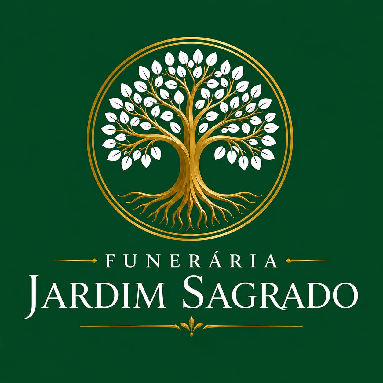 Logotipo Oficial Funerária Jardim Sagrado